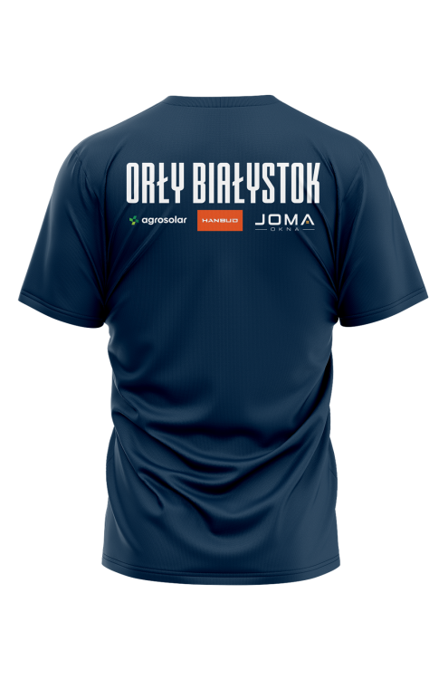 Orły Białystok Koszulka treningowa granatowa tył.png