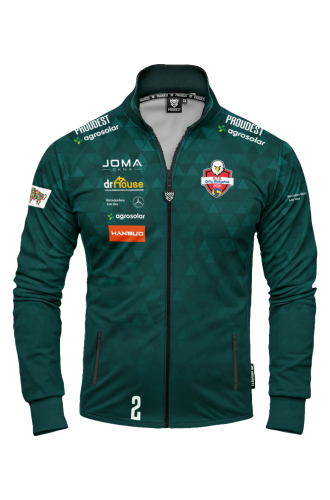 Orły Białystok Bluza Dresowa zielona przód.png