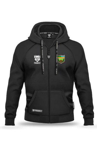 Bluza bawełniana rozpinana Promień Mońki czarna Przód (2).png