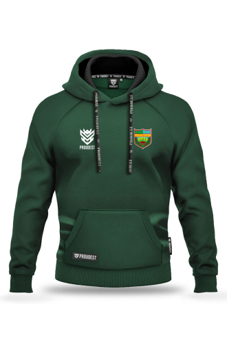 Bluza bawełniana kangurka Promień Mońki zielona Przód.png