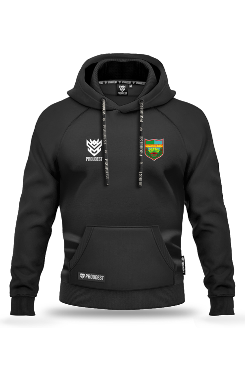 Bluza bawełniana kangurka Promień Mońki czarna Przód.png