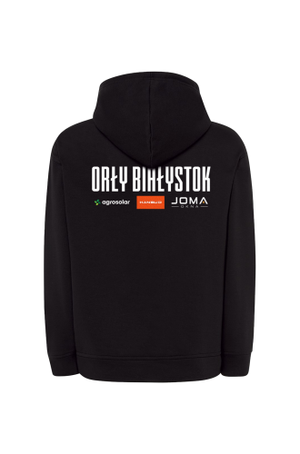 Bluza Treningowa Orły Białystok kangurka Czarna tył.png