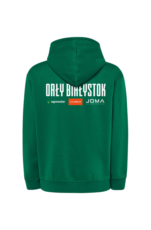 Bluza Treningowa Orły Białystok kangurka Zielona tył.png