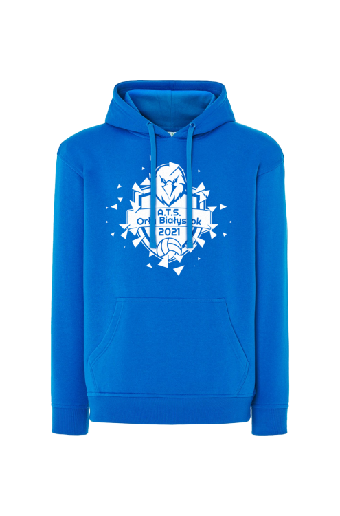 Bluza Treningowa Orły Białystok kangurka Niebieska przód.png