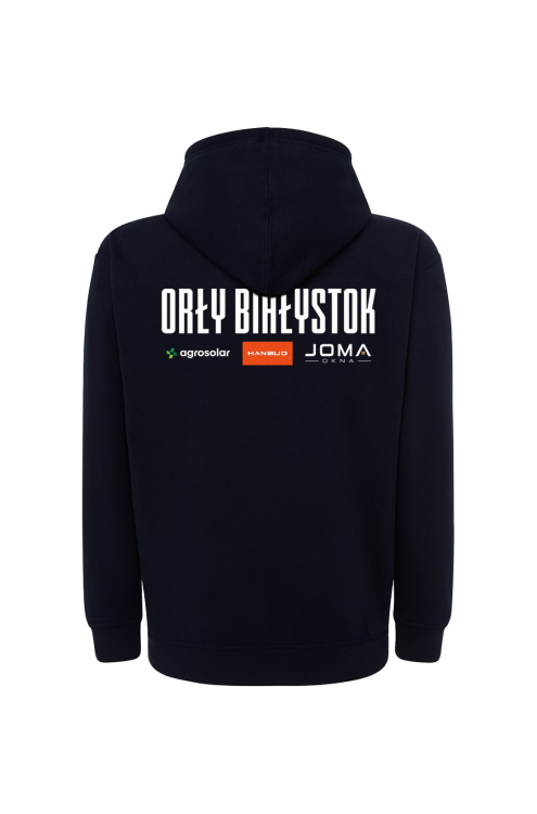 Bluza Treningowa Orły Białystok rozpinana Granatowa tył.png