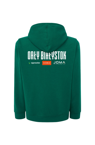Bluza Treningowa Orły Białystok rozpinana Zielona tył.png