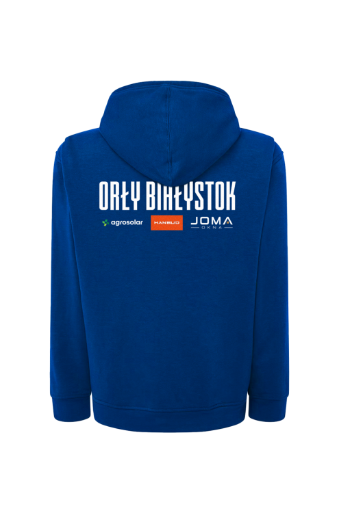 Bluza Treningowa Orły Białystok rozpinana Niebieska tył.png