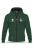 Bluza bawełniana rozpinana Orły Białystok zielona Przód.png