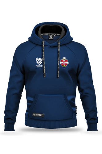 Bluza bawełniana kangurka Orły Białystok granatowa Przód (1).png