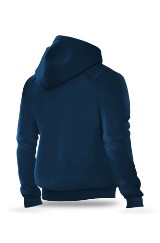 Bluza bawełniana kangurka BAS Białystok granatowa Tył.png