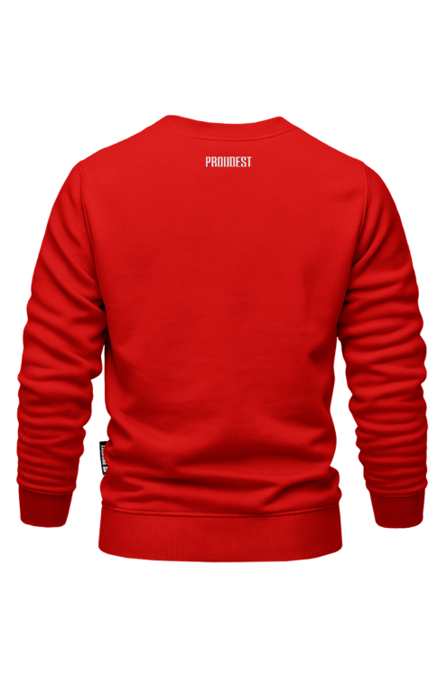 Bluza BAS Białystok klasyczna czerwona Tył.png