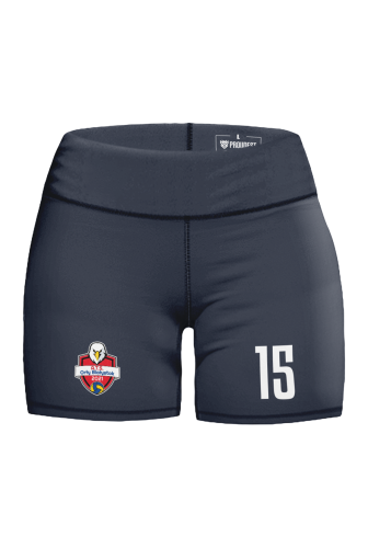 Spodenki damskie Orły Białystok szare Przód.png