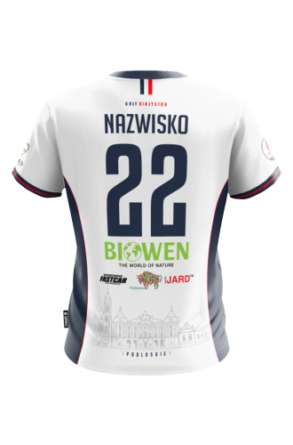 Koszulka Orły Białystok 2026-2027 męska biała Tył.png
