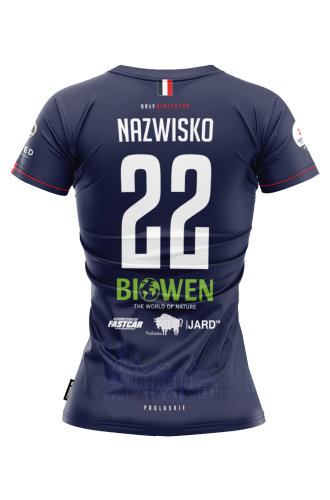 Koszulka Orły Białystok 2026-2027 damska granatowa Tył.png