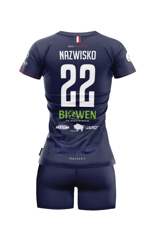 Komplet Orły Białystok 2026-2027 damski granatowy Tył.png